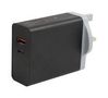 UK MAINS PLUG, USB-A/USB-C QUICK CHARGER MC011362