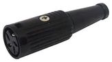 DIN AUDIO/VIDEO CONN, JACK, 4POS 601-0400