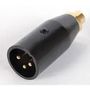 ADAPTOR, RCA JACK-3P XLR PLUG 27-4160