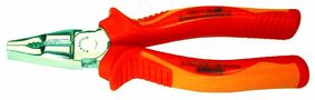 Combination pliers, 170 mm, bicoloured VDE safety insulation 3-732 VDE
