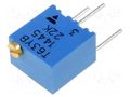 Potentiometer: mounting; 22kΩ; 250mW; No.of mech.turns: 15±5; ±10% VISHAY T63YB22K