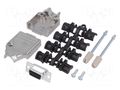 Connector: D-Sub; PIN: 9; plug; female; straight; soldering MH CONNECTORS MHDTZK9-DB9S-K