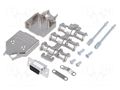 Connector: D-Sub; PIN: 9; plug; female; straight; soldering MH CONNECTORS MHDM9-DM9S-K
