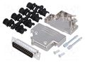 Connector: D-Sub; PIN: 25; plug; male; angled 45°; soldering MH CONNECTORS MHD45ZK25-DM25P-K
