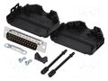 Connector: D-Sub; PIN: 25; plug; male; straight; soldering MH CONNECTORS MHDPPK25-DB25P-K