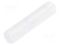 Spacer sleeve; LED; Øout: 4mm; ØLED: 3mm; L: 19mm; natural; UL94V-2 FIX&FASTEN FIX-LEDS-19