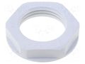 Nut; M20; halogen free; polyamide; UL94V-0; 27mm; grey; Pitch: 1.5 LAPP LP-53119220