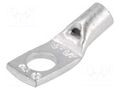 Tip: ring tube; M6; 6mm2; crimped; for cable; tinned; L: 25mm; copper OUNEVA VA01-0034