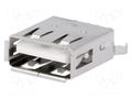 Connector: USB A; socket; on PCBs; THT; PIN: 4; straight WÜRTH ELEKTRONIK 614004135023