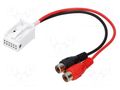 Aux adapter; RCA; BMW 4CARMEDIA AUX-BMW.05-RCA