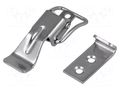 Clasp; steel; Plating: zinc; W: 21mm; L: 76.5mm; 400N ELESA+GANTER TLC.Z-15/76.5R