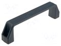 Holder; technopolymer PP; black; H: 50mm; L: 196mm; W: 28mm; F2: 1.3kN ELESA+GANTER M.443/200N-CH