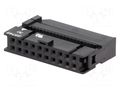 Connector: IDC; plug; female; PIN: 20; IDC; for ribbon cable; 2.54mm OMRON XG4M-2030-T