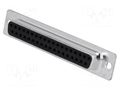 Connector: D-Sub; PIN: 37; plug; female; for cable; soldering MH CONNECTORS MHDB37SS