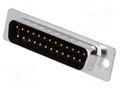 Connector: D-Sub; PIN: 25; plug; male; for cable; straight MH CONNECTORS MHDB25SP
