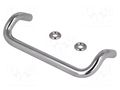 Holder; chromium plated steel; chromium plated; H: 47mm; Ø: 10mm ELESA+GANTER GN425.1-10-120-CR