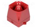 Signaller: sound; siren; 9÷60VDC; 108dB; Asserta Midi; IP66; red EATON ELECTRIC AS/M/S/9-60V/R