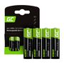 Green Cell Rechargeable Batteries Sticks 4x AA HR6 2000 mAh, Green Cell GR02