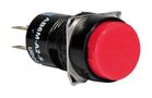 PUSHBUTTON SW, DPDT, 1A, 120V, SOLDER/QC AB6M-M2P-R