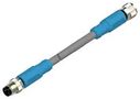 SENSOR CORD, 3P M8 PLUG-M8 RCPT, 16.4' T4062123003-005