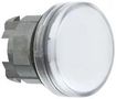 PILOT LIGHT HEAD, WHITE, ROUND, 22MM ZB4BV013E