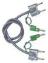 TEST LEAD, STACK BANANA PLUG, 457MM 1167-18.