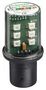 LED REPLACEMENT LAMP, BA15D, BLUE DL1BDB6