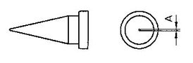 Tip 1.2mm for LT-1, WSP80 soldering iron, Weller W/LT-1