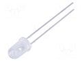 LED; sea green; 5mm; 6500mcd; 20°; Front: convex; 2.9÷3.6VDC OPTOSUPPLY OSG3DA5121A-TU