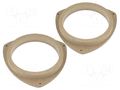 Spacer ring; MDF; 165mm; Toyota; impregnated,varnished; 2pcs. 4CARMEDIA MDF-D.10