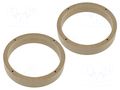 Spacer ring; MDF; 165mm; Chevrolet,Daewoo; impregnated,varnished 4CARMEDIA MDF-D.25