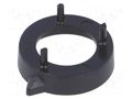 Nut cover with pointer; ABS; black; push-in; Ø: 16.4mm OKW A7616000