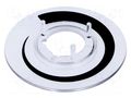 Collar with scale; polycarbonate; transparent; push-in; 31mm OKW A4416020