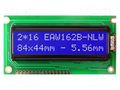 Display: LCD; alphanumeric; STN Negative; 16x2; blue; 84x44mm; LED DISPLAY VISIONS EAW162B-NLW