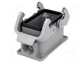 Enclosure for connectors: HDC; size 10B; Han® B; IP65; closed HARTING 09300101231
