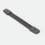 STRAP HANDLE, RUBBER/STEEL, BLACK H1014K