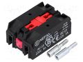 Contact block; 30mm; NEF30; -15÷30°C; front fixing PROMET EF30-2Y