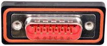 D SUB CONN, PLUG, DA, SOLDER 173110-0050