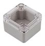 SMALL ENCLOSURE, POLYCARBONATE, GREY/CLR MP000903