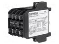 Contactor: 4-pole; NO x4; 230VAC; 8.4A; 3TG10; connectors; 6.3mm SIEMENS 3TG1010-1AL2