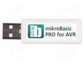 Compiler; USB key,DVD disc; Basic MIKROE MIKROE-722