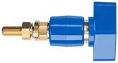 BINDING POST, 200A, PANEL, BLUE POL 201 L / BL