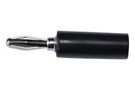 CONN, BANANA PLUG, 15A, BLACK BU-00243-0