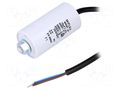 Capacitor: polypropylene; motors, run; 10uF; 450V; Ø35x65mm; ±10% MIFLEX I15KV610K-D