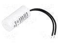 Capacitor: polypropylene; motors, run; 0.68uF; 450V; Ø20x42mm MIFLEX I150V468K-G1