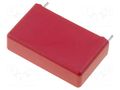 Capacitor: polyester; 4.7uF; 63VAC; 100VDC; 27.5mm; ±10%; MKT; THT WIMA MKS4-4.7U/100