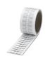 LABEL, POLYESTER, WHITE, 7MM X 17MM 827083