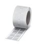 LABEL, POLYESTER, SILVER, 27MM X 27MM 0827469