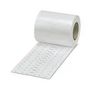 LABEL, POLYESTER, WHITE, 15MM X 4.2MM 816281