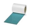 LABEL, POLYESTER, TURQUOISE, 17MMX103MM 0800041